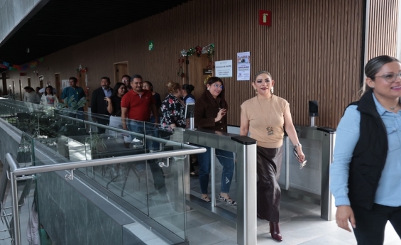 Realiza Congreso del Estado ejercicio de evacuación previo al Segundo Simulacro Nacional 2026