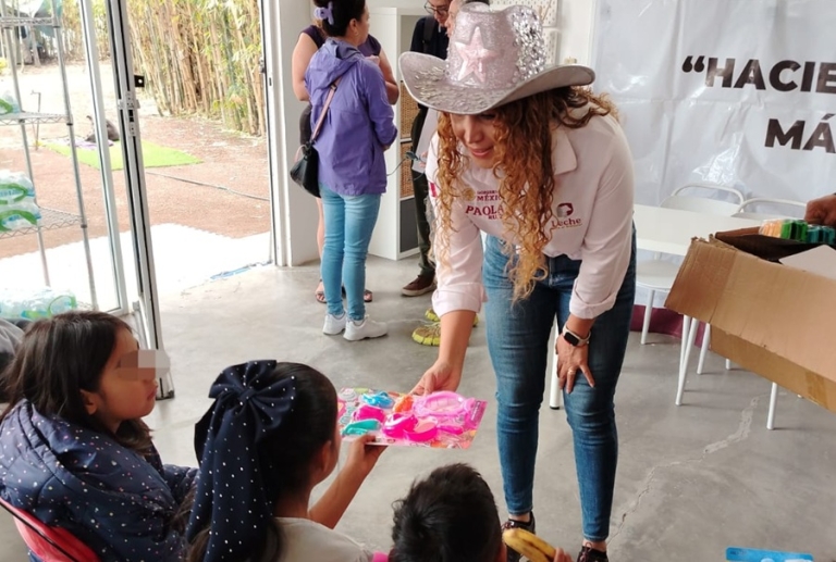 Delegada, Paola Ruiz reafirma su compromiso con Grupo Pro Niñez A. C.