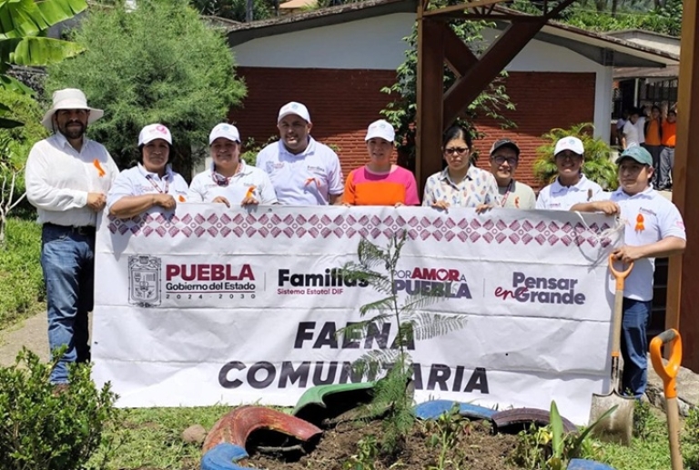 SEDIF fortalece espacios de atención con jornadas de faena comunitaria