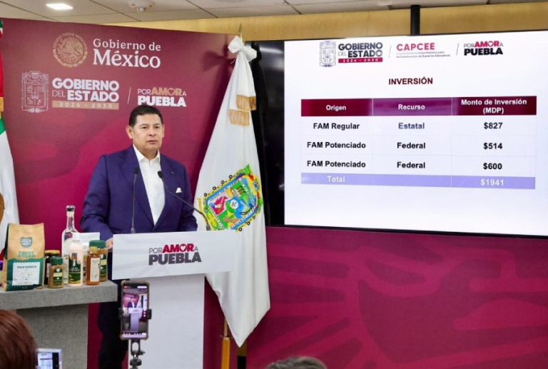 Con nueva infraestructura educativa estatal jóvenes poblanos se forman para el desarrollo inclusivo