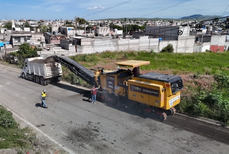 Inicia Gobierno del Estado rehabilitación de las avenidas 145 Poniente y Popocatépetl
