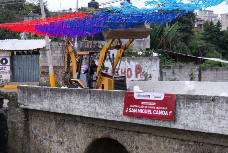 Arranca Gobierno de Pepe Chedraui construcción del Puente Vehicular de San Miguel Canoa