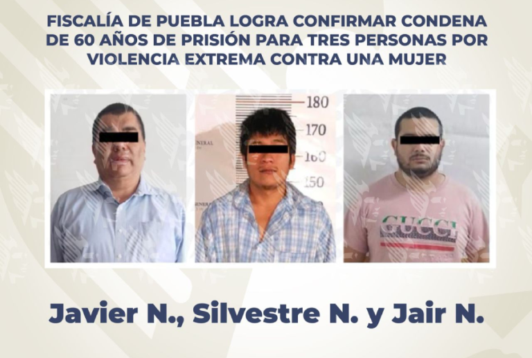 Logra Fiscalía ratificar sentencia de 60 años de prisión contra Zavala y cómplices