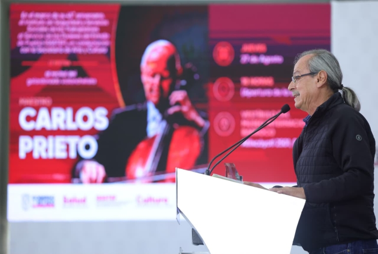ISSSTEP celebra 45 años con concierto del violonchelista Carlos Prieto
