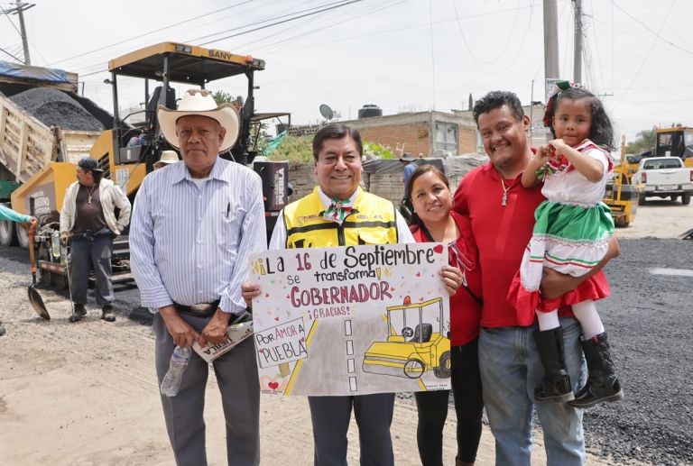 Avanza 45% en la pavimentación de Av. 16 de Septiembre: Secretaría de Infraestructura
