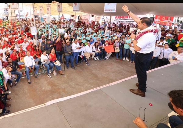 Rotundo respaldo de la mixteca para Sheinbaum y Armenta