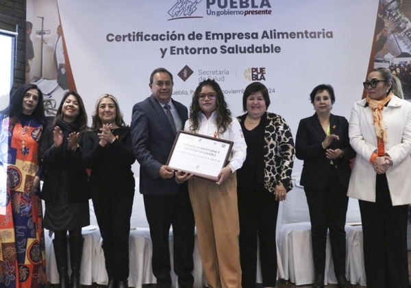 Otorga Salud “Certificación Empresa Alimentaria y Entorno Saludable”
