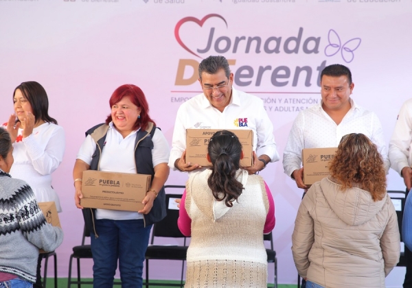 Con “Jornada Diferente”, gobierno estatal favorece a poblanos para que tengan una vida plena