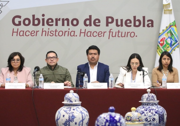 Celebra gobierno de Puebla sesión ordinaria del Consejo Estatal de Seguridad