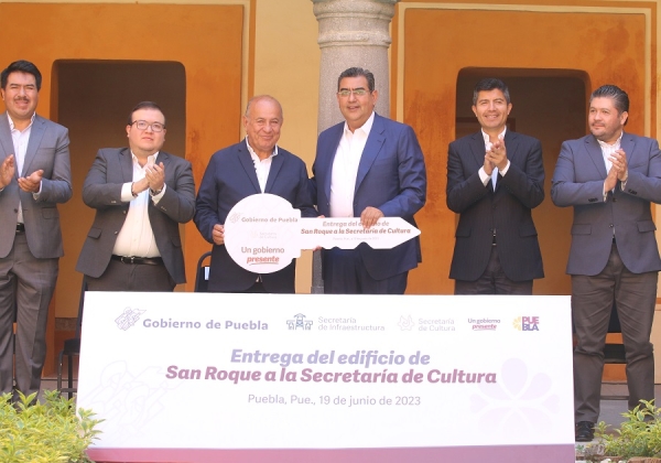 Rescata y conserva gobierno estatal patrimonio cultural: Sergio Salomón inaugura rehabilitación de “San Roque”