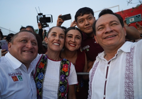 A los del PRIAN les interesa mantener un Yucatán dividido: Claudia Sheinbaum