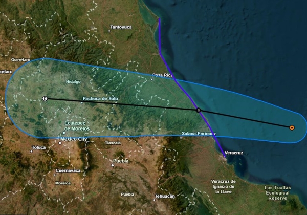 Tormenta Chris se forma en el Golfo de México y afectará Puebla