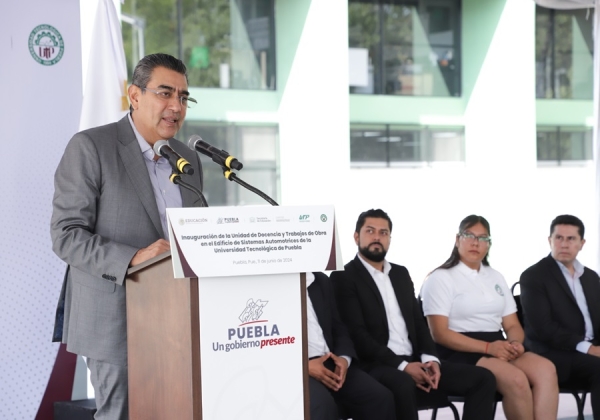 Invierte Gobierno de Puebla en infraestructura educativa para construir un mejor futuro: Sergio Salomón