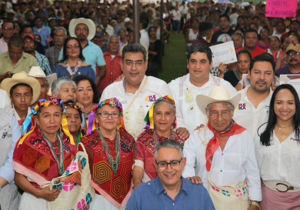 En cada rincón de Puebla hay presencia de los tres órdenes de gobierno: Sergio Salomón