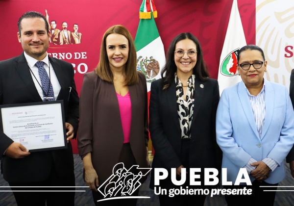 Acredita Gobierno Federal al Centro de Evaluación y Control de Confianza de Puebla