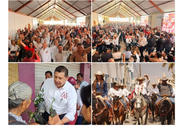 Armenta contacta a 10 mil guardianes de la salud y del planeta en Hueytamalco, Xiutetelco y Libres
