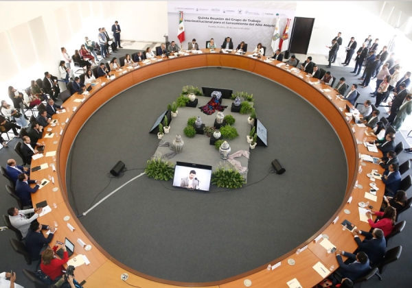 Con federación y Tlaxcala, refuerzan labores para sanear Atoyac