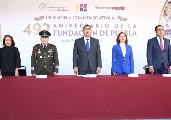 Puebla es grandeza, diversidad, modernidad y tradición: Sergio Salomón