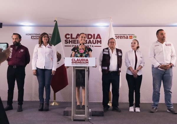 ‘¡Con los hijos no!’: Sheinbaum pide no involucrar a familiares de los candidatos presidenciales en las campañas