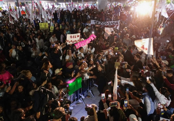 Claudia Sheinbaum encabeza Asamblea informativa en Ecatepec