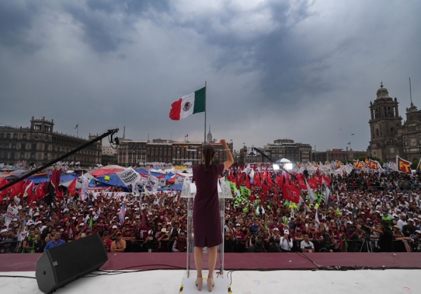 Como presidenta trabajaré por el bienestar de México: Sheinbaum