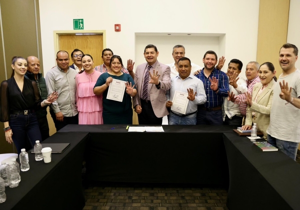 Armenta fortalece la unidad: continúa impulsando la conciliación política en Puebla