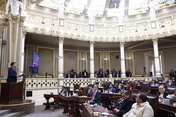 Gobernabilidad, Estado de Derecho, estabilidad y cohesión social, preceptos que rigen a Puebla: Aquino Limón