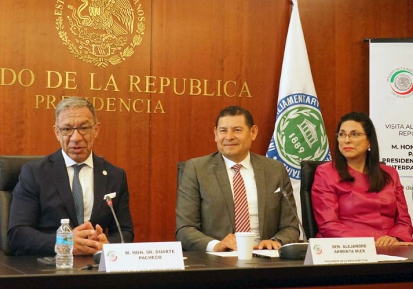 Cooperación internacional en seguridad y recuperación económica impulsa Armenta