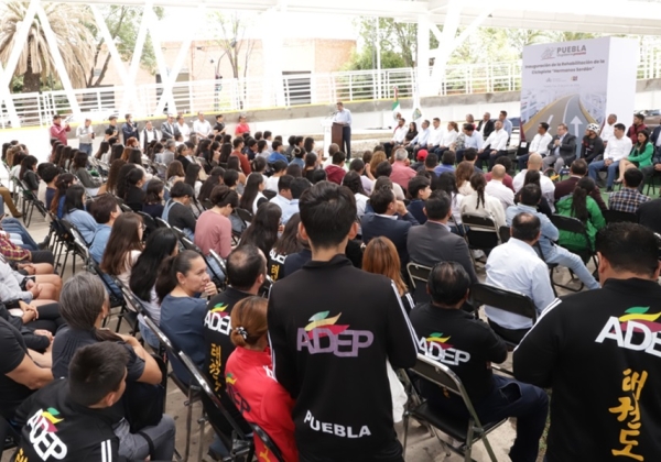 Rescata gobierno de Puebla espacios públicos para fomentar movilidad no motorizada y esparcimiento seguro