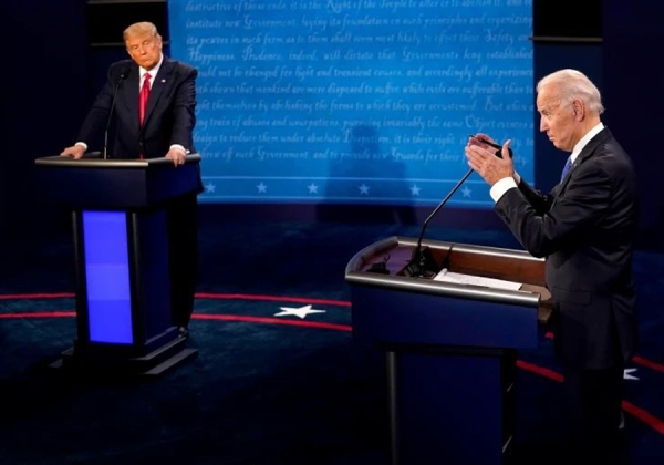 Biden y Trump protagonizan acalorado debate presidencial