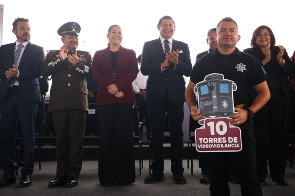 Alejandro Armenta refuerza seguridad con nuevas torres de vigilancia y patrullas