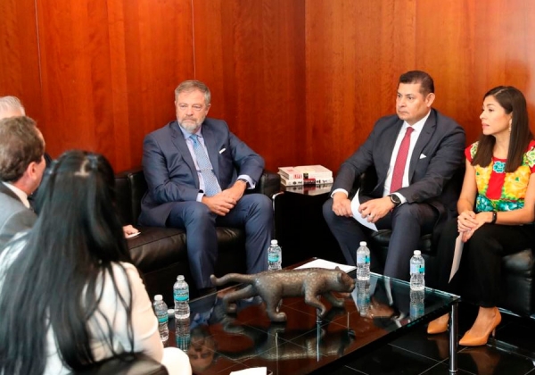 Recibe Armenta a embajador de Alemania