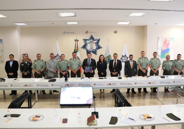 Puebla y Colombia fortalecen estrategias de seguridad