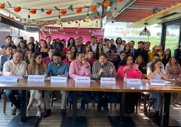 Representantes juveniles de Ebrard y Monreal se suman al liderazgo de Claudia Sheinbaum