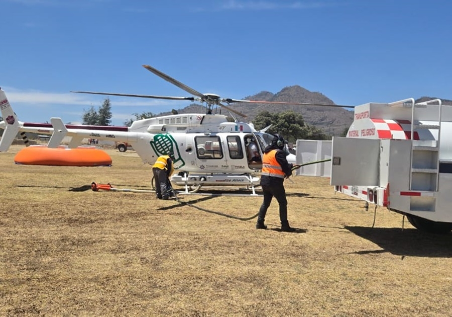 Personal de diferentes instancias trabajan en liquidación de 4 incendios activos en Puebla