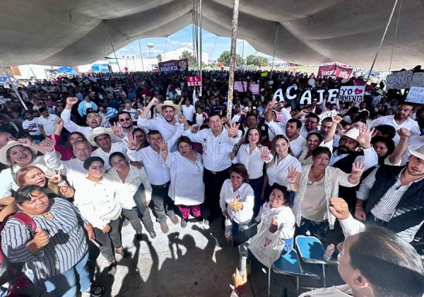 Más de 20 mil comerciantes de Tepeaca se reúnen con Armenta