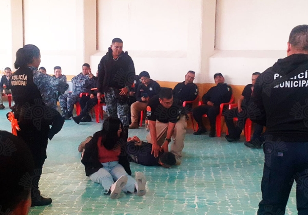 Gobierno de Puebla fortalece y capacita a Policías Municipales en toda la entidad