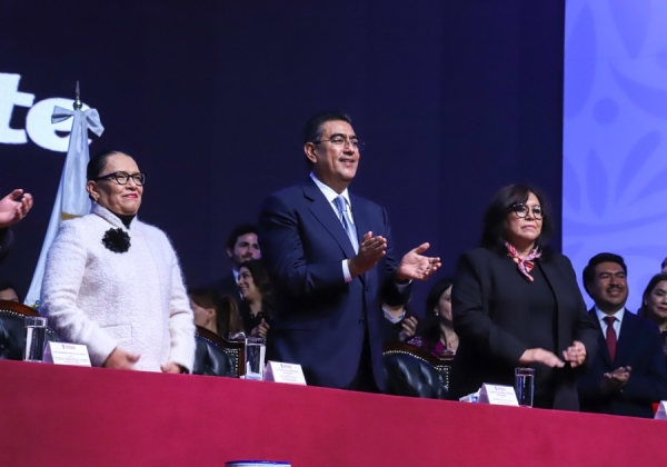“En Puebla construimos como hermanos”: Sergio Salomón; convoca a trabajar sin divisiones partidistas