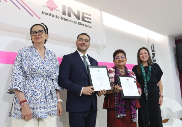 Con más de 3 millones de votos, Omar García Harfuch recibe constancia de mayoría como senador electo