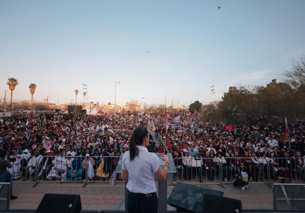 Más de 2 millones 270 mil personas muestran su apoyo a Sheinbaum en el país
