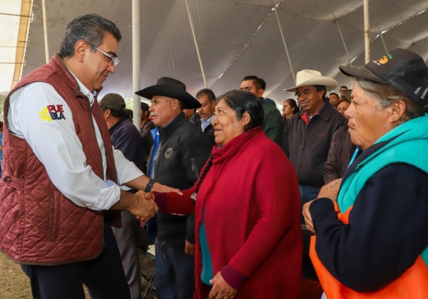 Progreso y bienestar son una realidad en los 217 municipios: Sergio Salomón