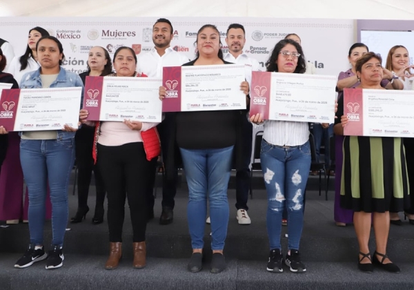 Gobierno de Puebla cumple con protección a poblanas con 15 Casas Carmen Serdán
