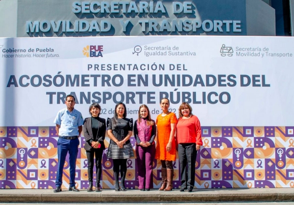 Presentan Movilidad e Igualdad Sustantiva “Acosómetro” en el transporte público